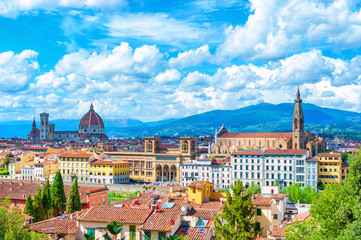 Fototapeta premium Florence (Firenze) cityscape, Italy