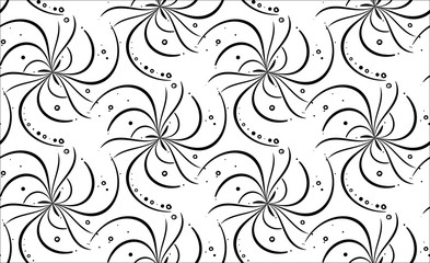 flower seamless pattern vector