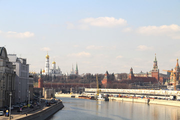 Fototapeta na wymiar view of the Moscow Kremlin