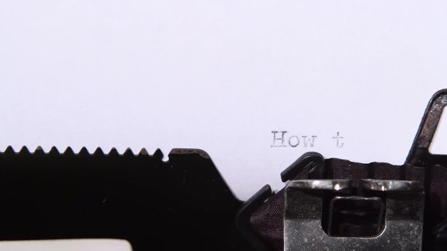 Word is how to mine a piece of paper. Close up