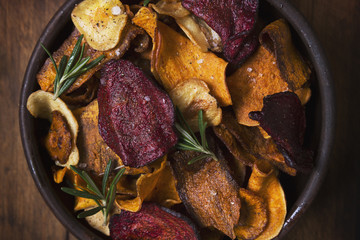 Rustic Vegetables chips