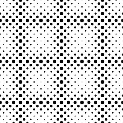 Vector seamless texture. Modern geometric background. Monochrome repeating pattern with squares of dots