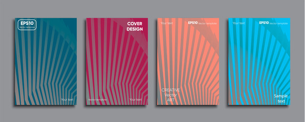 Creative colored cover. Cover design.