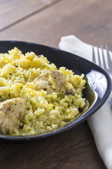 Delicious chicken rice
