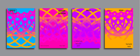 Obraz premium Creative colored cover. Cover design.