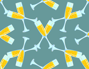 Wine glasses Pattern