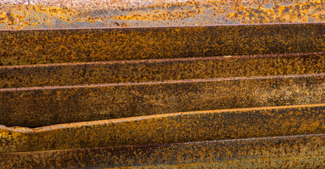 Rostige Stahlträger