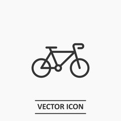Outline bike  icon illustration vector symbol	