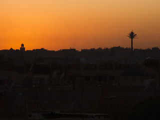 Sonnenuntergang Marrakesch