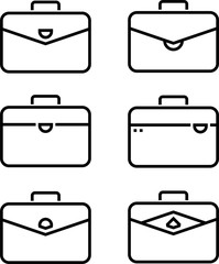 Briefcase Icon, Bag Design