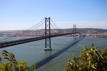 Pont du 25 avril Lisbonne Portugal