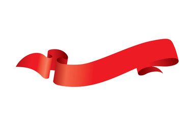 vector red ribbon