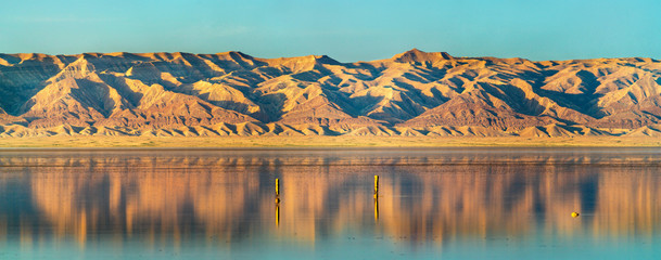 Chott el Djerid, a dry lake in Tunisia