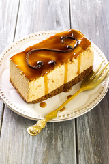 coffee cake with caramel