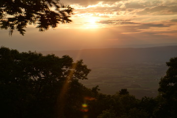 Fototapeta na wymiar Shenandoah Sunset