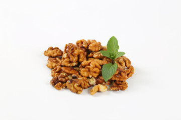 pile of peeled walnuts