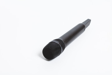 Microphone isolated on white background