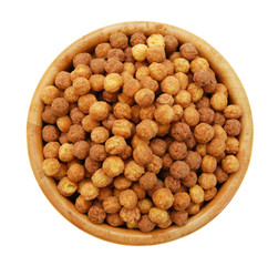 Delicious and nutritious whole wheat and corn cereal, flavorful, funny and healthy addition to kids breakfast