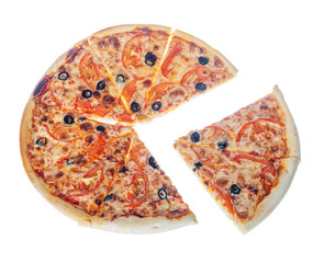 Appetizing Italian pizza