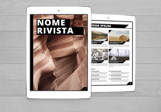 Layout elementi rivista digitale