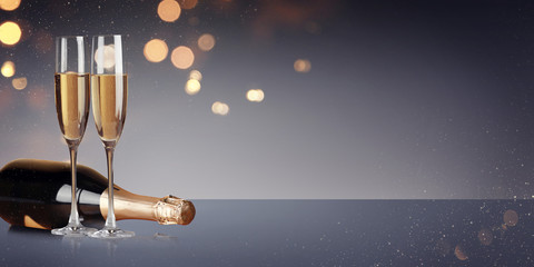 Fototapeta premium Champagner zum Fest
