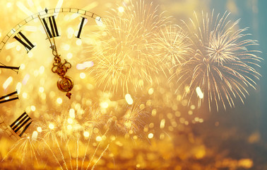 Twelve o'clock - new year's eve
