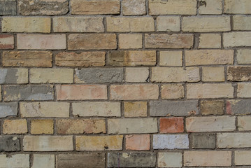 Yellow Brick Wall for 3D Texture