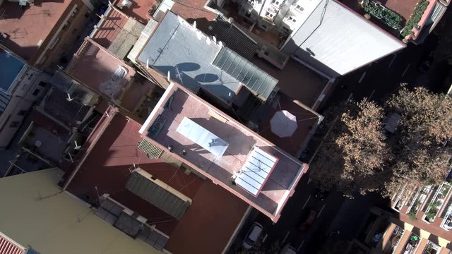 Barcelona. Vista aerea de Barcelona capital de Catalu&ntilde;a (Espa&ntilde;a) Video aereo con Drone