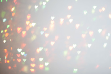 Christmas lights bokeh blurred out of focus background