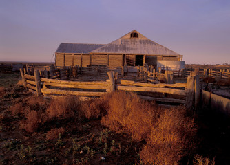 The old shearing shed at Mungo National Park, Australia..