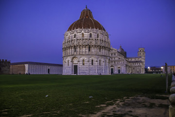Pisa Baptistery and tower