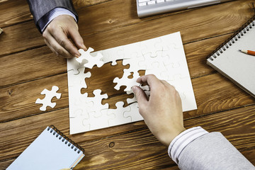 Obraz premium Finally finding solution