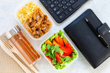 work or school, or dieting concept