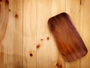 wood board and tray  of background concept