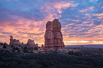 Arches National Park sunset