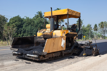 An asphalt machine