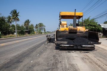 An asphalt machine