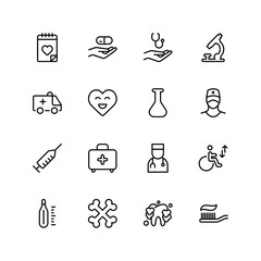 Orthodontic flat icon