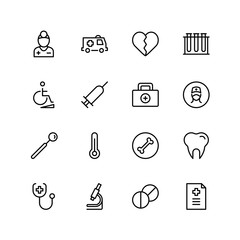 Orthodontic flat icon