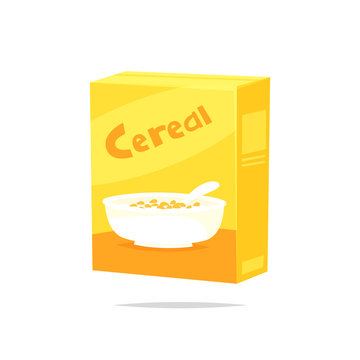 Cereal box vector