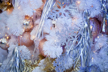 Christmas element decoration closeup background