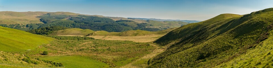 Fototapeta premium Welsh landscape near Cwmystwyth, Ceredigion, Dyfed, Wales, UK