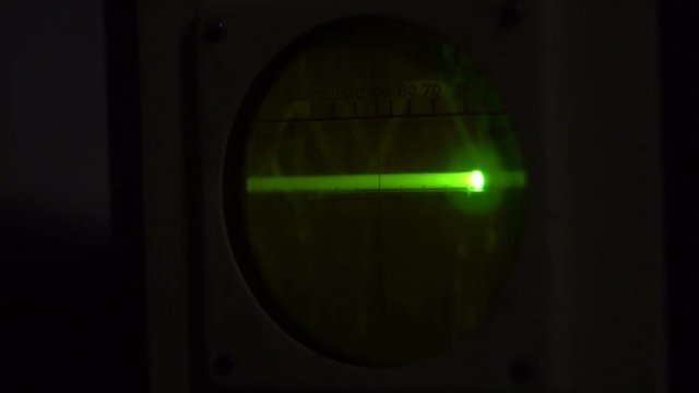 oscilloscope screen