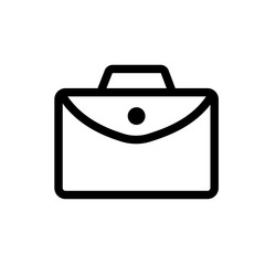 Office briefcase vector icon