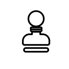 Rubber stamp vector icon