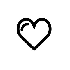Like heart vector icon