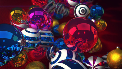 Soaring New Year Dazzling Baubles