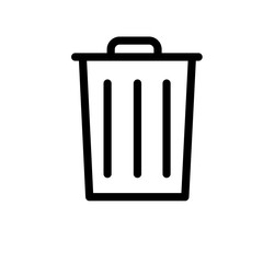 Garbage vector icon