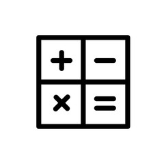  Calculator vector icon