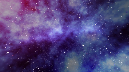 Obraz premium Misty Star Field in Universe